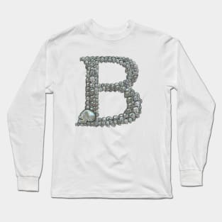 Skull Alphabet A Long Sleeve T-Shirt